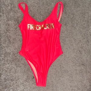Firecracker One-Piece Swimsuit
